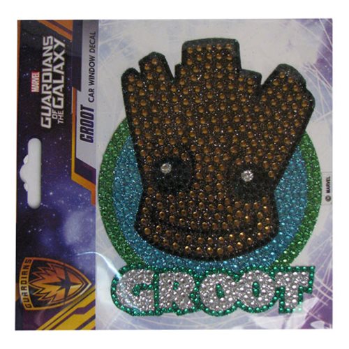 Guardians of the Galaxy Groot Head Crystal Studded Decal